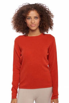 Cachemire  pull femme col rond line