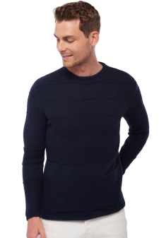 Cachemire  pull homme col rond waterloo