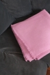 Cachemire accessoires couvertures plaids toodoo plain l 220 x 220 rose dragee 220x220cm