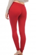 Cachemire pantalon legging femme xelina rouge velours s