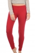 Cachemire pantalon legging femme xelina rouge velours xs
