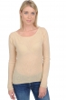 Cachemire pull femme col rond caleen honey l