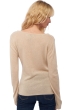 Cachemire pull femme col rond caleen natural beige 4xl
