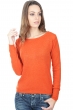 Cachemire pull femme col rond caleen paprika s