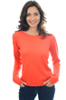 Cachemire pull femme col rond solange corail lumineux 2xl