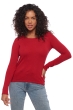 Cachemire pull femme col rond solange rouge velours m
