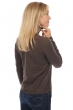 Cachemire pull femme col roule jade marron chine xs