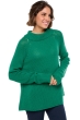 Cachemire pull femme col roule louisa vert anglais s