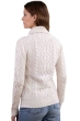 Cachemire pull femme col roule wynona blanc casse l
