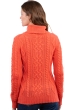 Cachemire pull femme col roule wynona corail lumineux xl