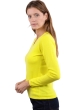 Cachemire pull femme col v emma jaune citric 3xl
