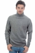 Cachemire pull homme col roule achille gris chine xl