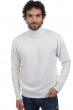 Cachemire pull homme col roule edgar 4f blanc casse 2xl