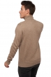 Cachemire pull homme col roule edgar 4f natural brown 2xl