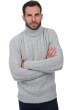 Cachemire pull homme col roule lucas flanelle chine xs