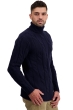 Cachemire pull homme col roule triton marine fonce 4xl