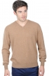Cachemire pull homme col v gaspard camel chine xl
