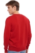 Cachemire pull homme col v gaspard rouge velours xl