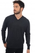 Cachemire pull homme col v hippolyte anthracite chine xl