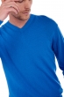 Cachemire pull homme col v hippolyte tetbury blue 4xl