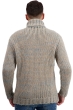 Cachemire pull homme epais togo natural brown manor blue natural beige m