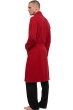 Cachemire robe chambre homme working rouge profond t3