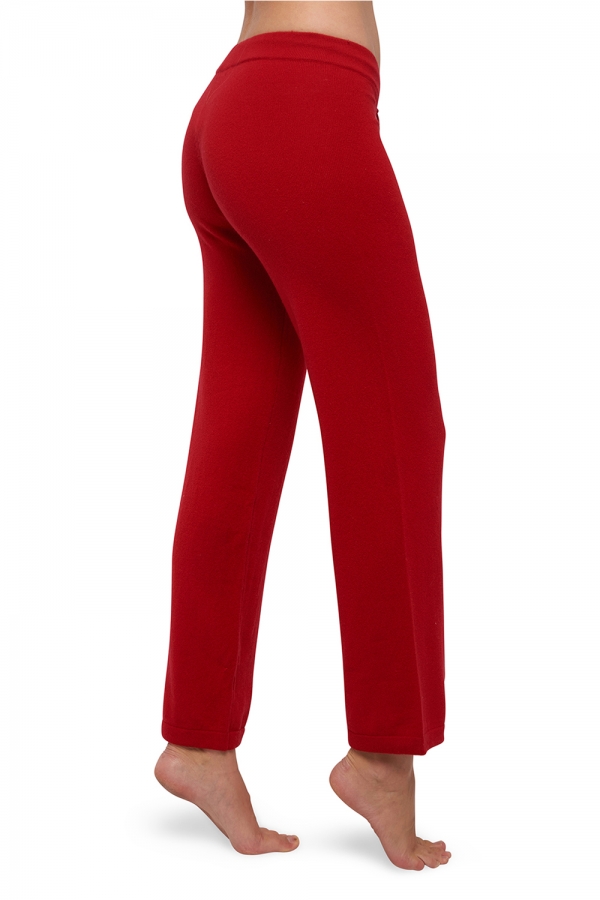 Cachemire pantalon legging femme malice rouge velours 4xl