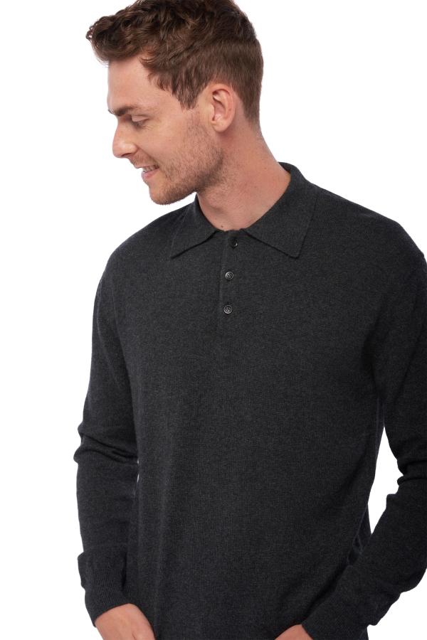 Cachemire polo camionneur homme alexandre anthracite chine xs