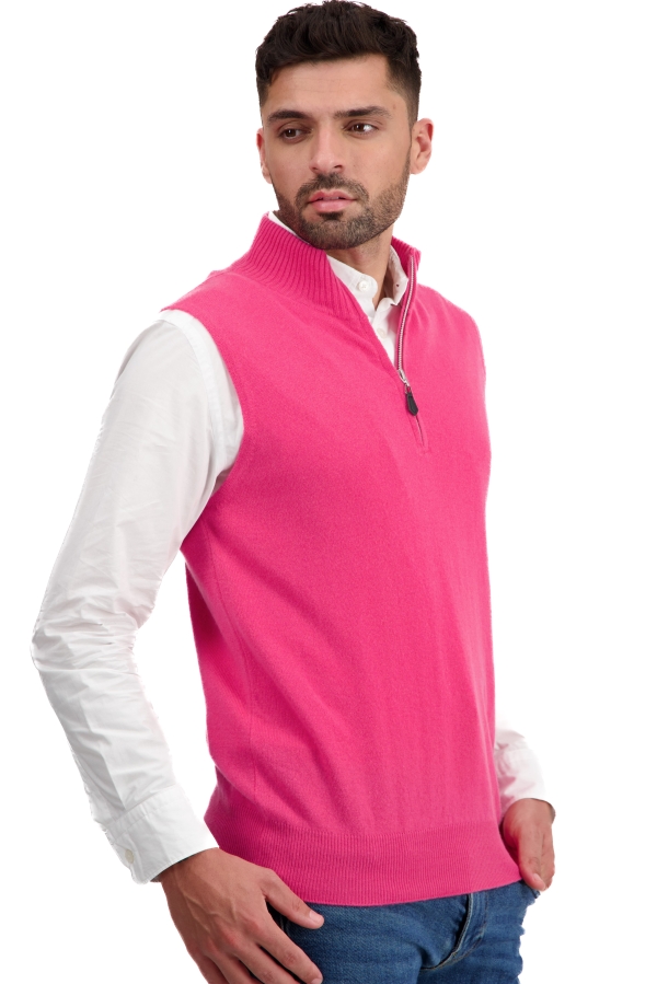 Cachemire polo camionneur homme texas rose shocking xs