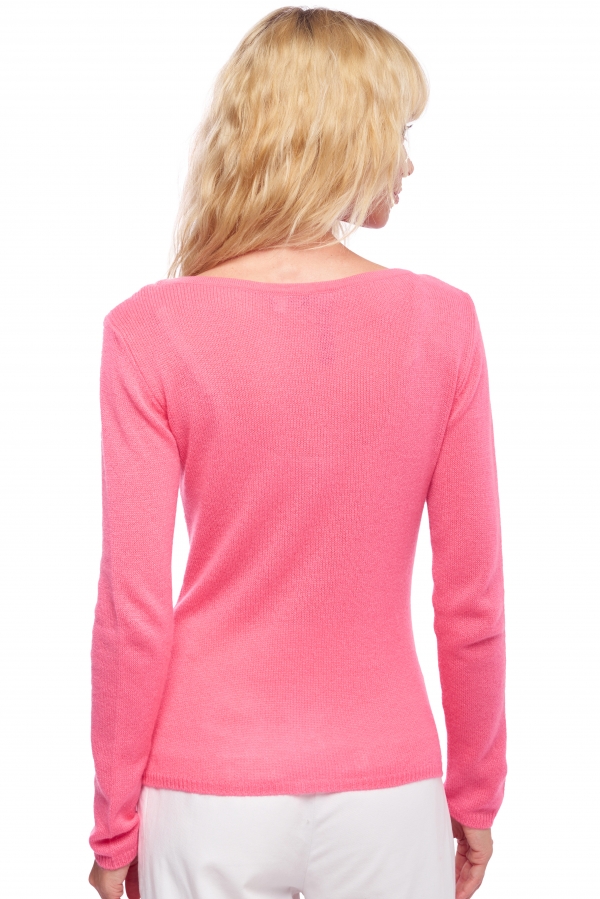Cachemire pull femme col rond caleen blushing 4xl