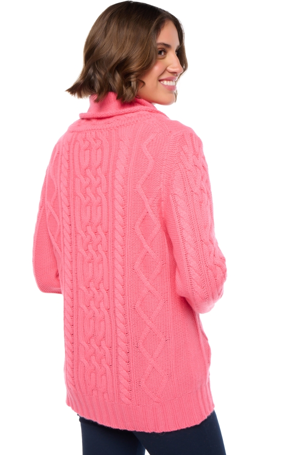 Cachemire pull femme col roule wynona blushing xs