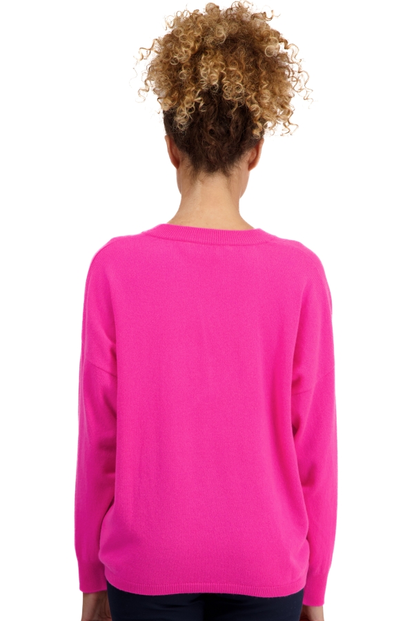 Cachemire pull femme col v theia dayglo xs