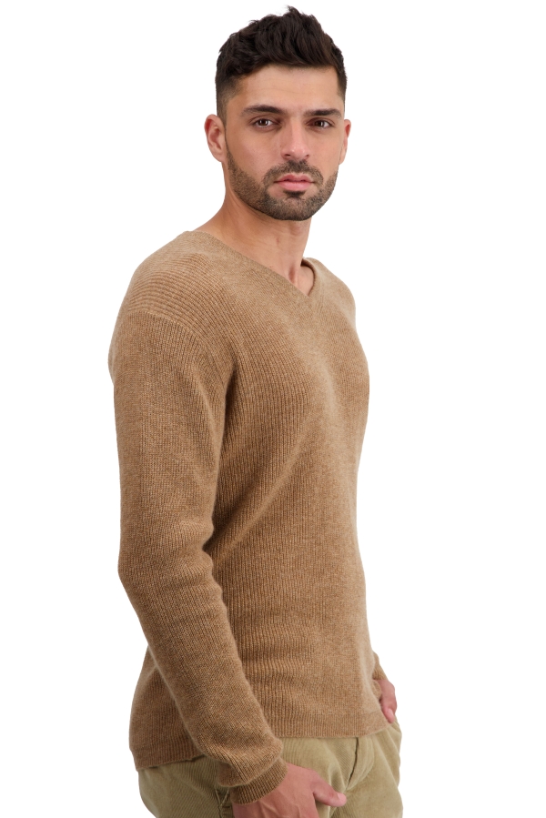 Cachemire pull homme col v tyme camel chine l