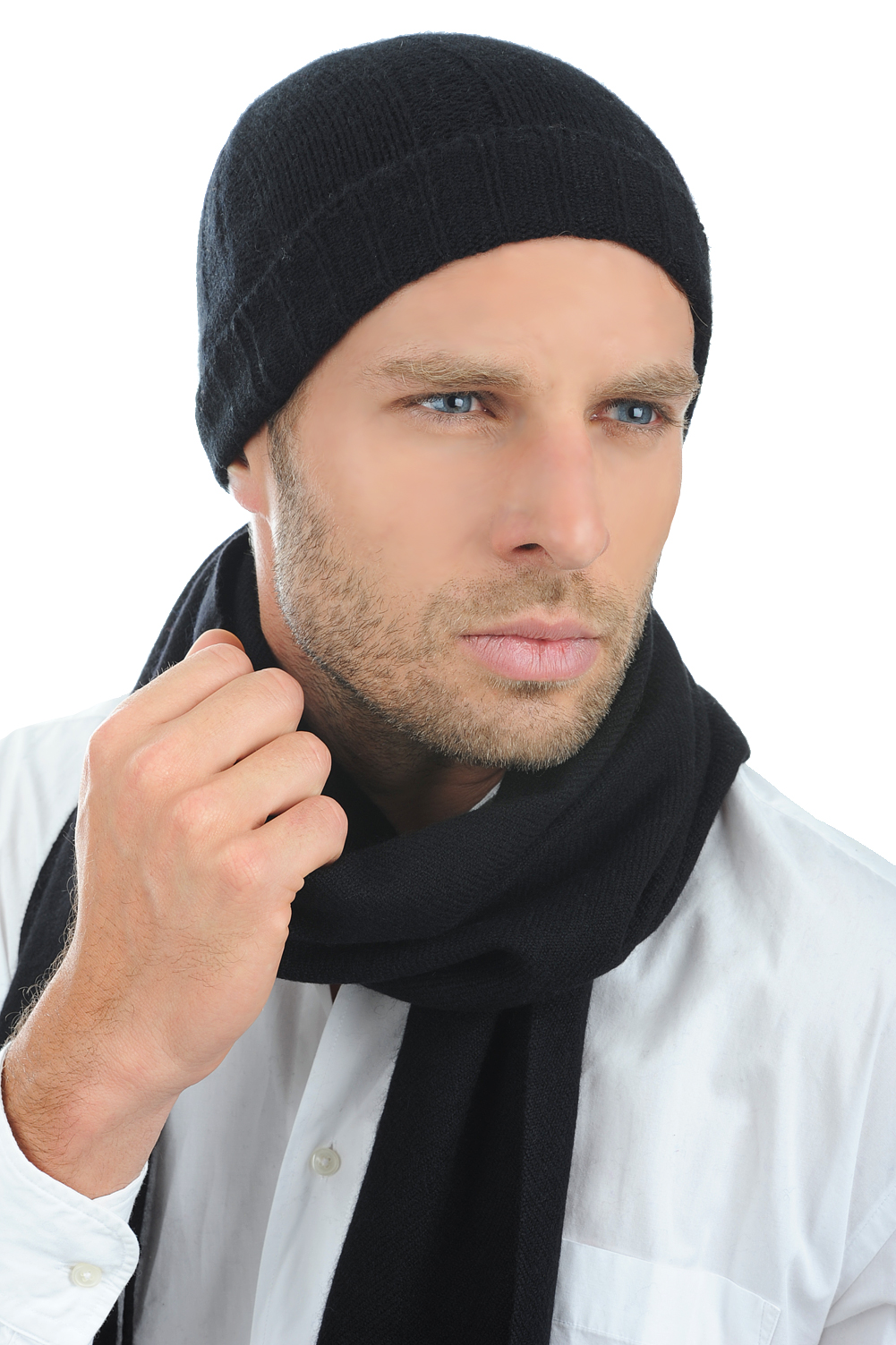 Cachemire accessoires bonnets ted noir 24 5 x 16 5 cm