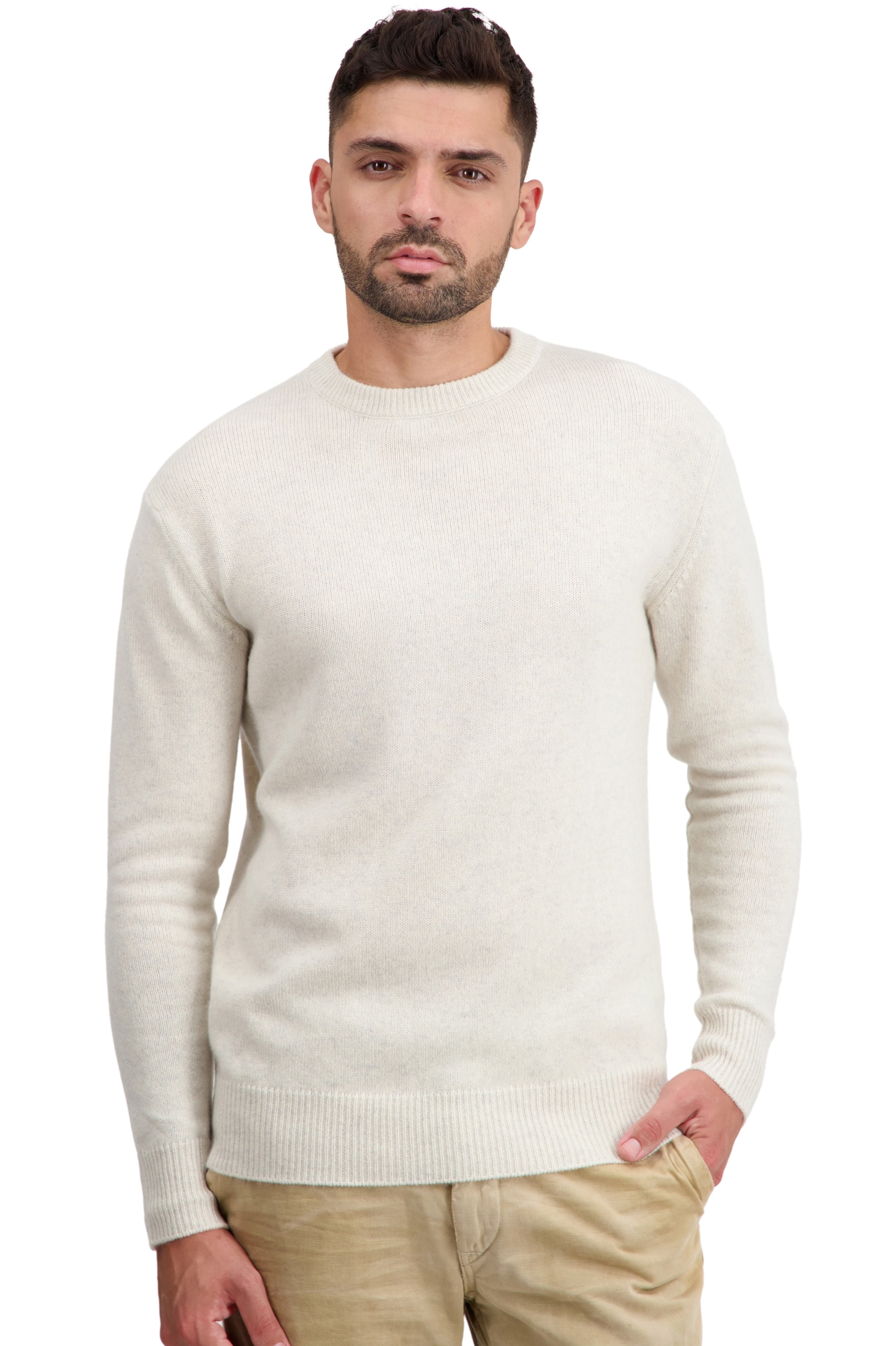 Cachemire pull homme col rond touraine first phantom xl