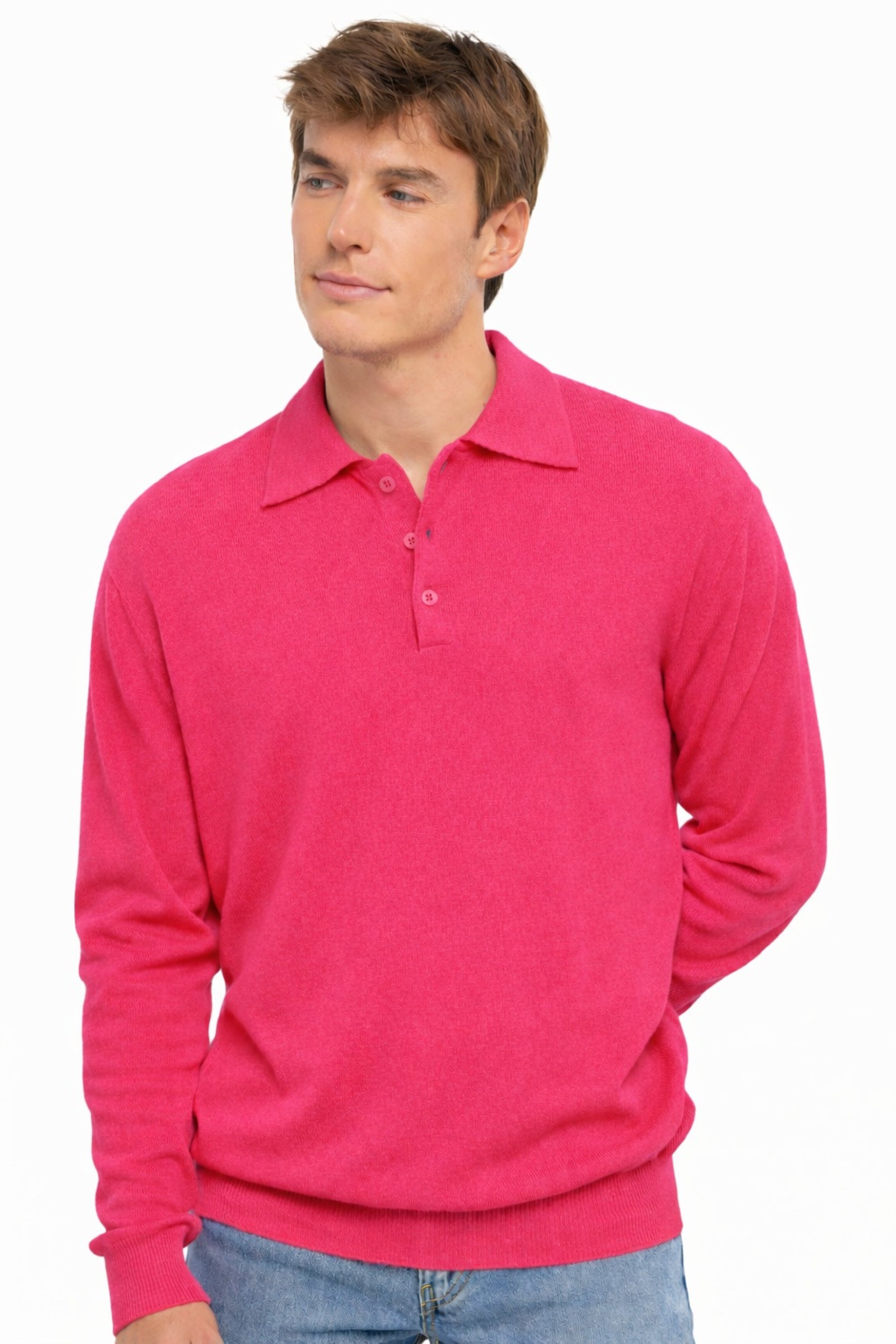 Alexandre en cachemire homme - groseille - Mahogany
