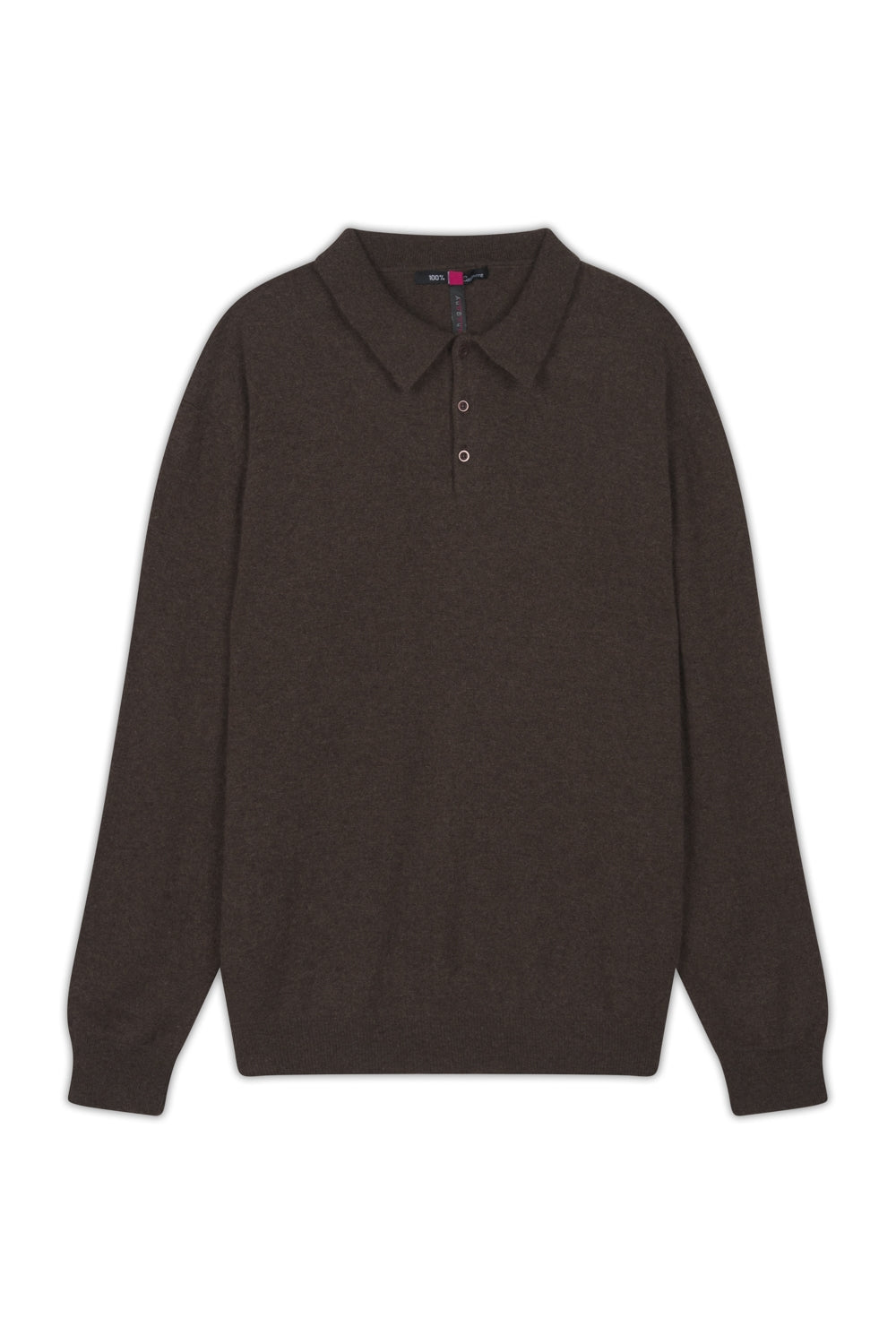 Alexandre en cachemire homme - marron chiné - Mahogany