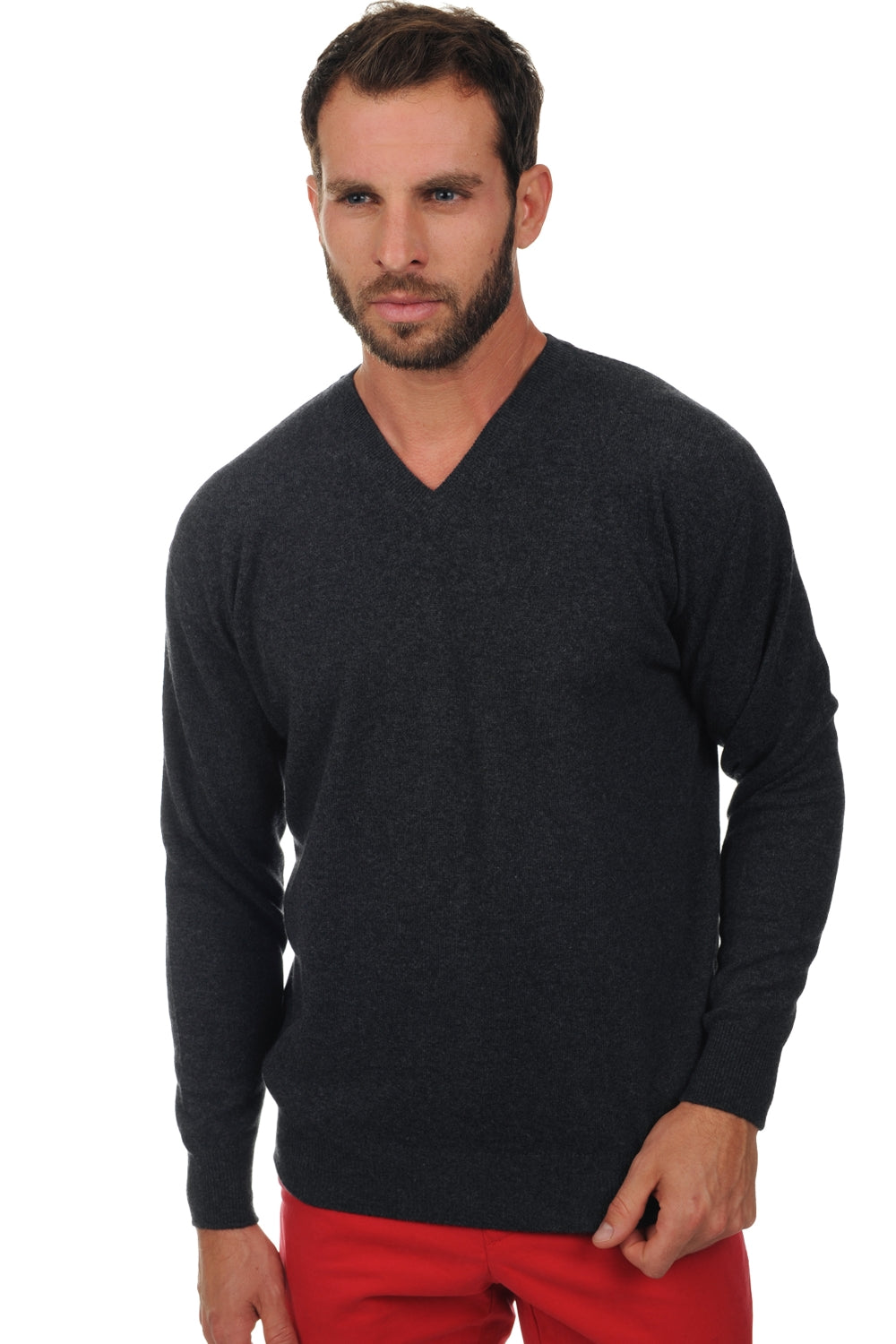 Gaspard en cachemire homme - anthracite chiné - Mahogany