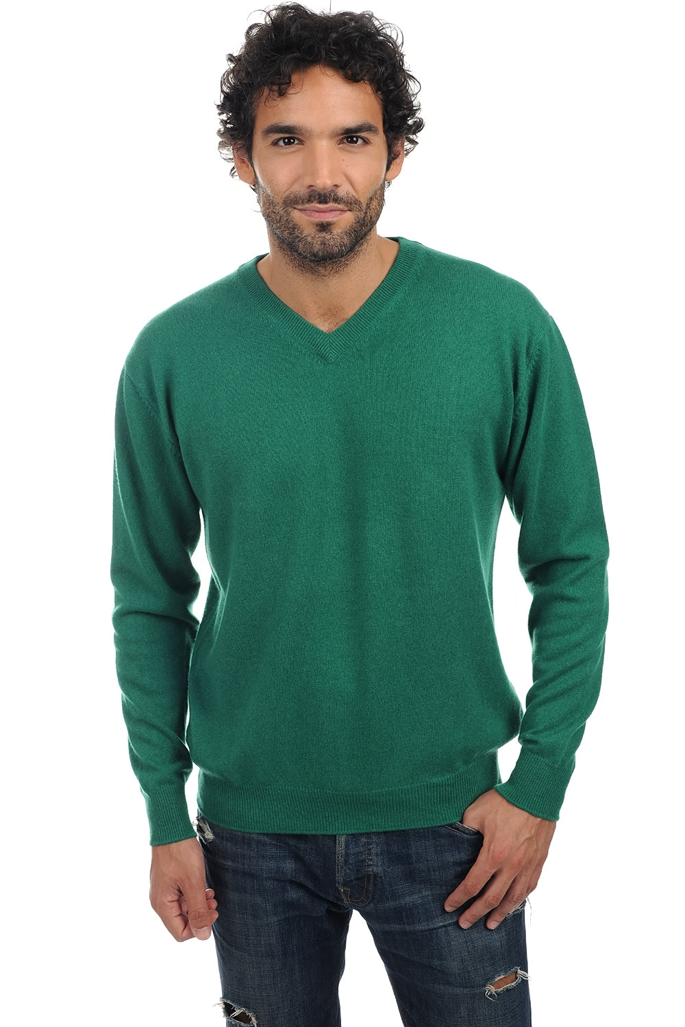 Gaspard en cachemire homme - vert anglais - Mahogany