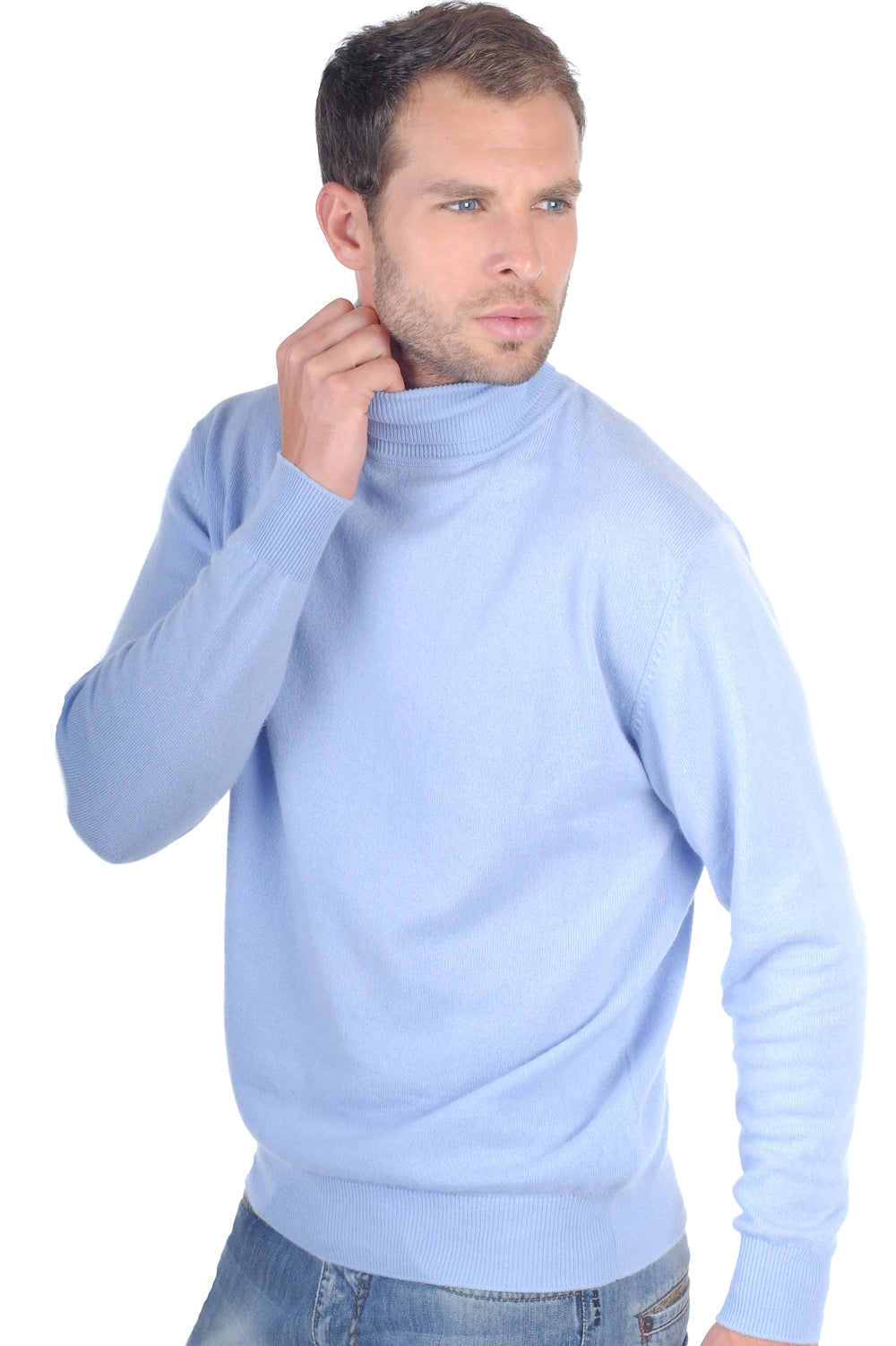 Edgar en cachemire homme - bleu ciel - Mahogany