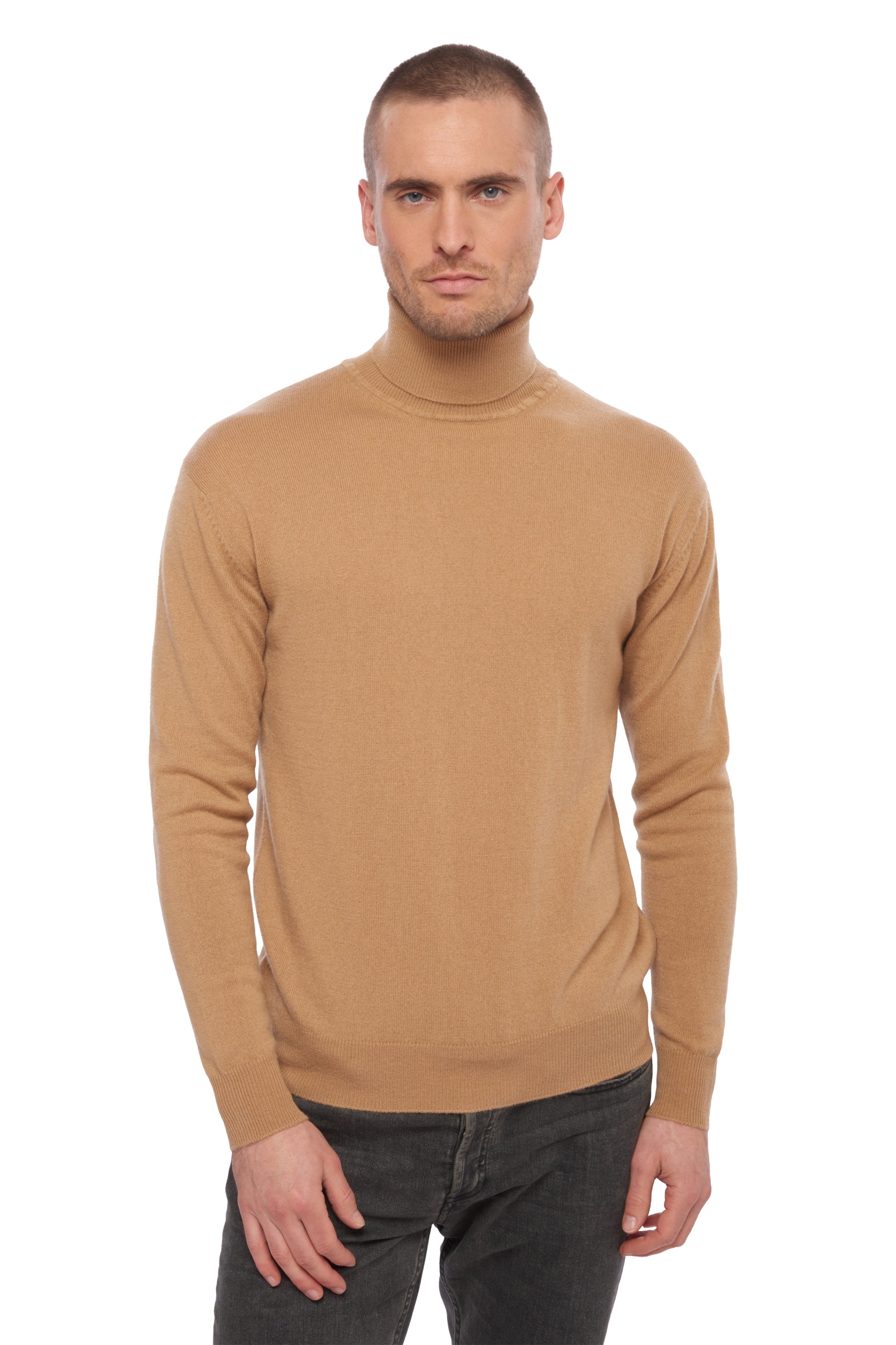 Edgar en cachemire homme - camel - Mahogany