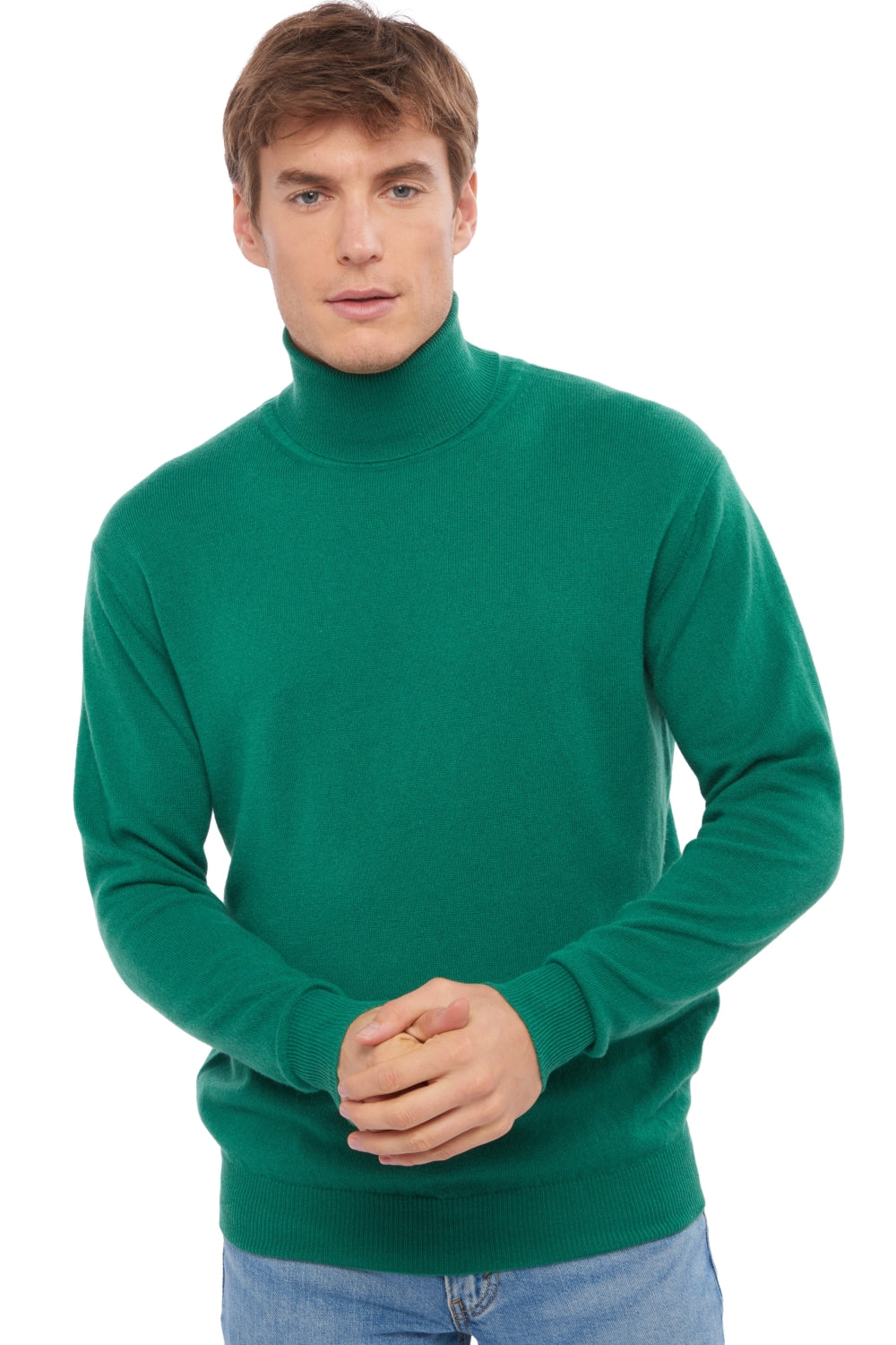 Edgar en cachemire homme - vert anglais - Mahogany