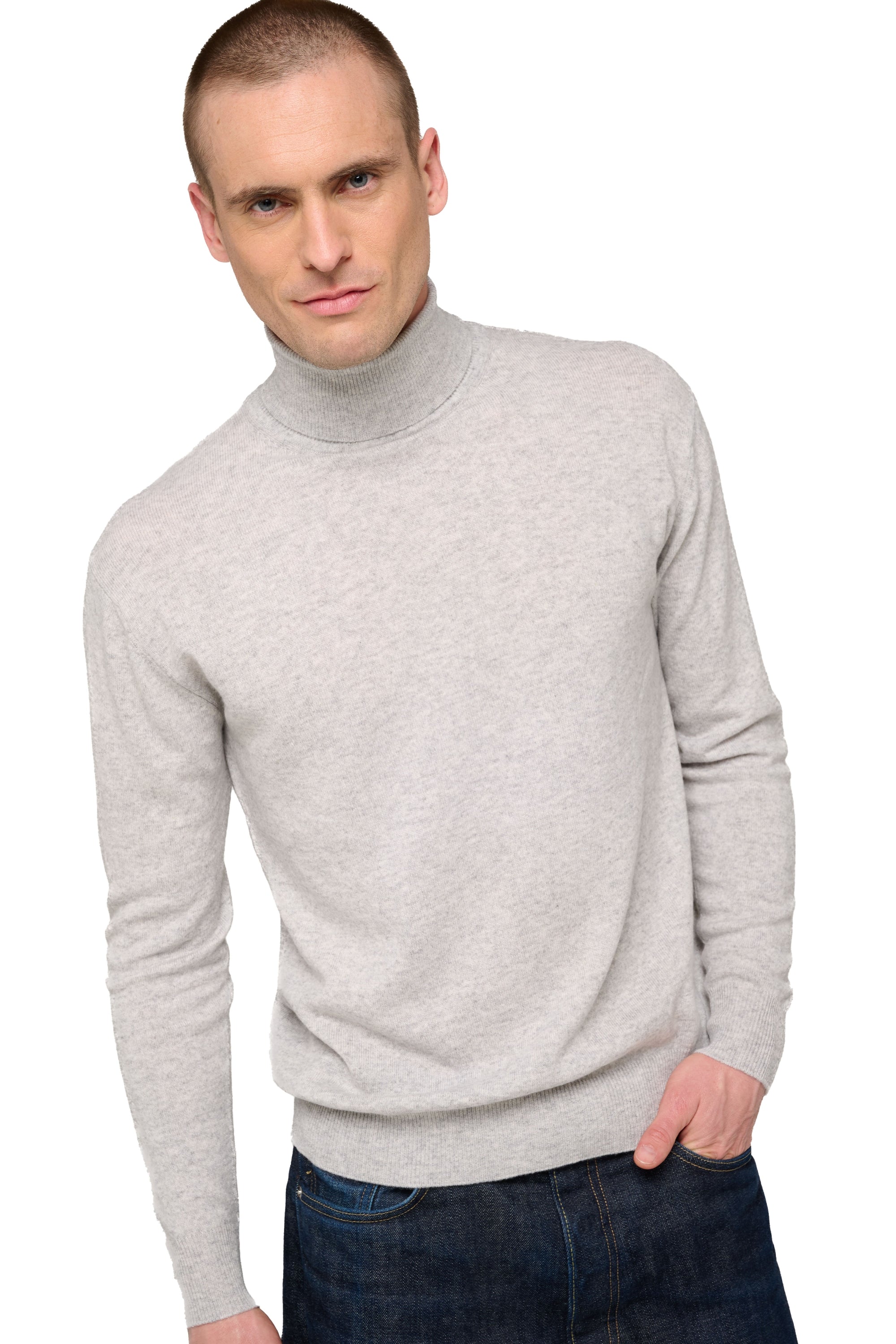 Edgar en cachemire homme - flanelle chiné - Mahogany