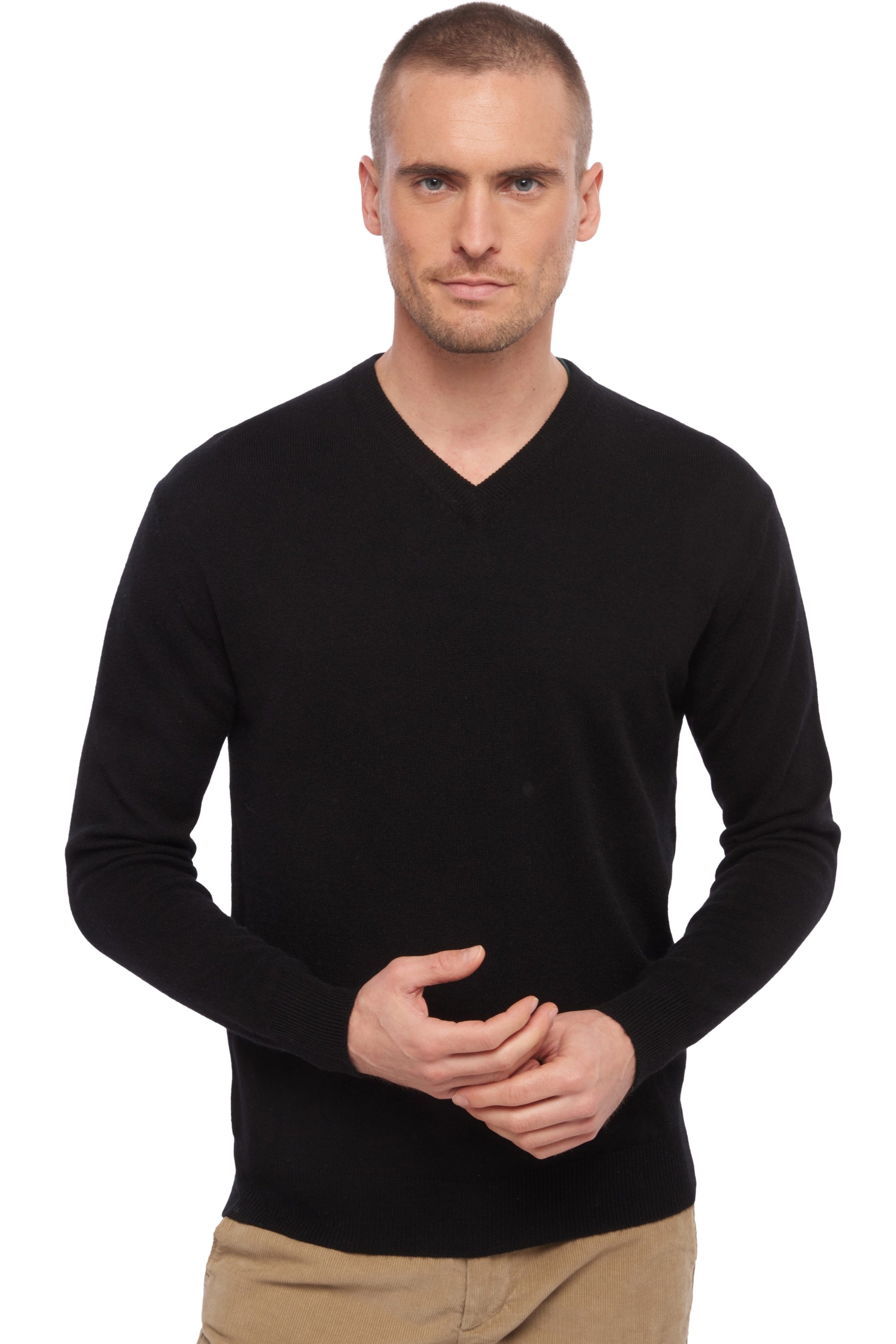 Hippolyte en cachemire homme - noir - Mahogany