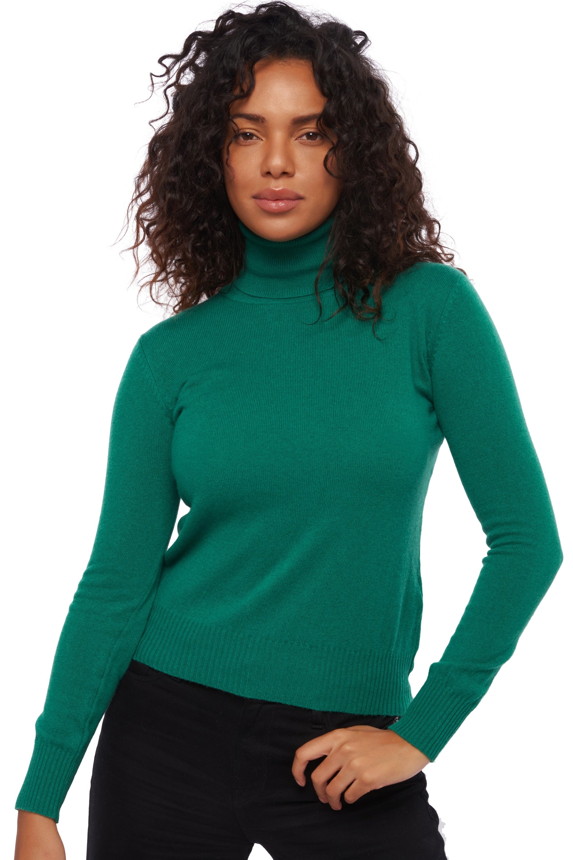 Lili en cachemire femme - vert anglais - Mahogany