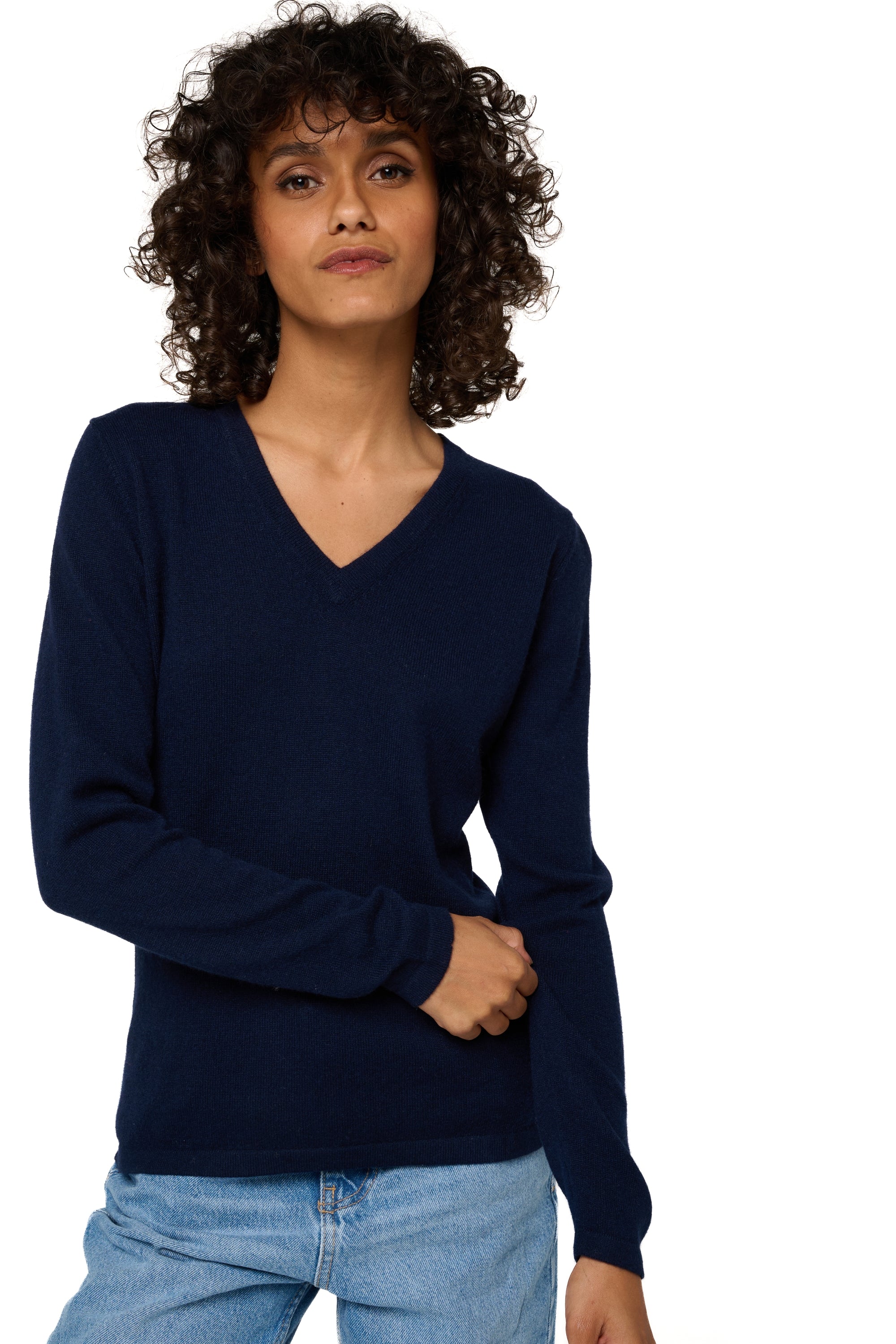 Emma en cachemire femme - marine foncé - Mahogany
