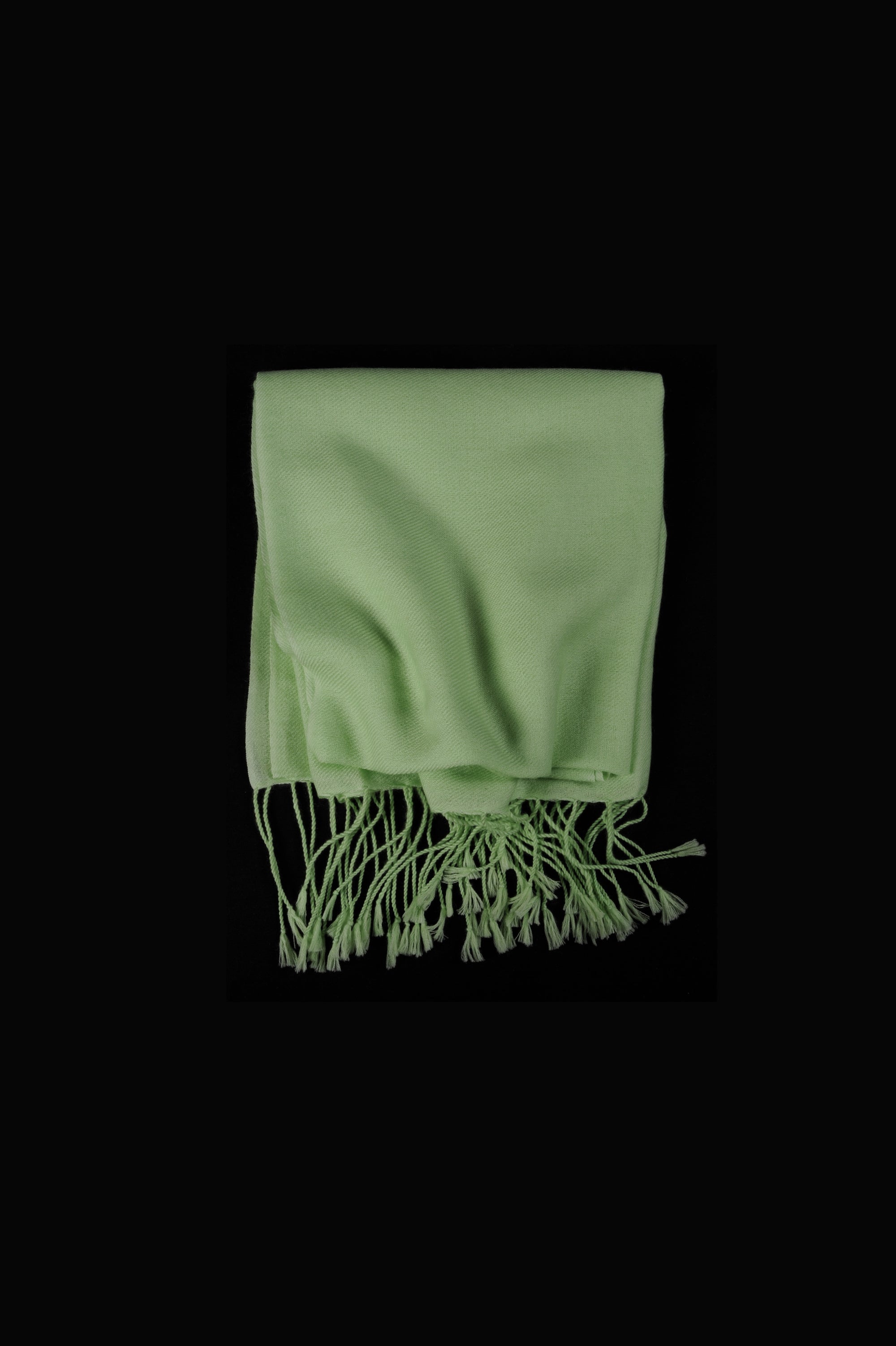 Diamant en cachemire mixte - vert printanier - Mahogany
