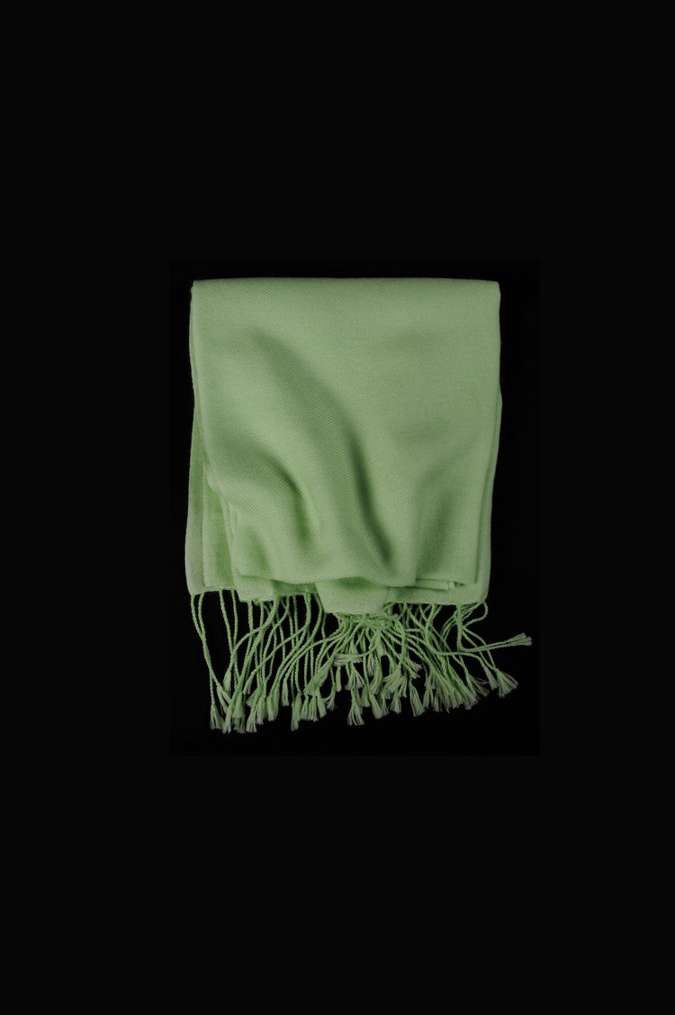 Diamant en cachemire mixte - vert printanier - Mahogany