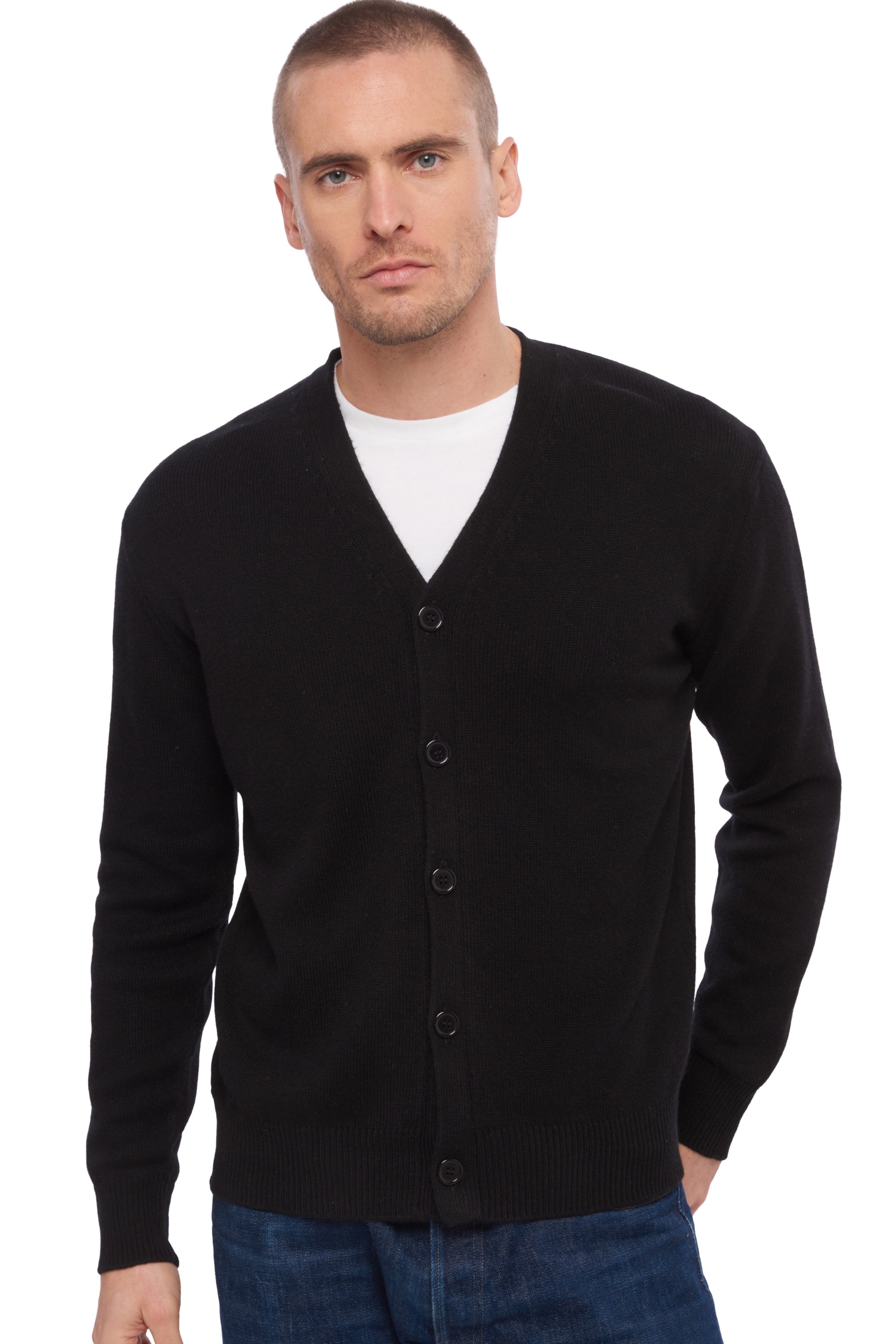 Leon en cachemire homme - noir - Mahogany