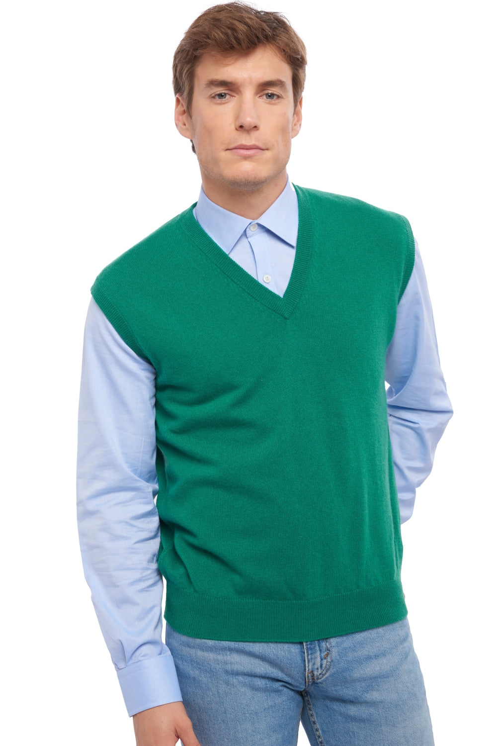 Balthazar en cachemire homme - vert anglais - Mahogany